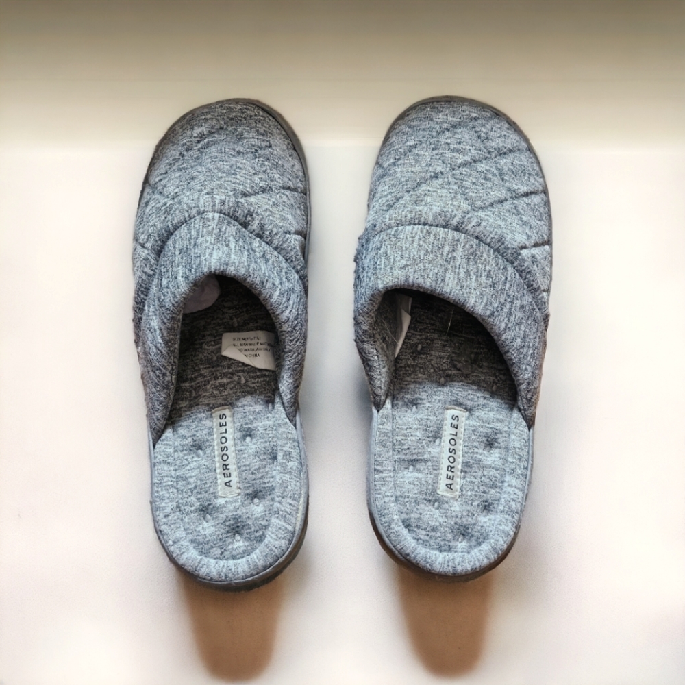 Grey winter sandals